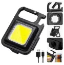 800 Lumen Rechargeable COB Keychain Work Light with 3 Lighting Modes